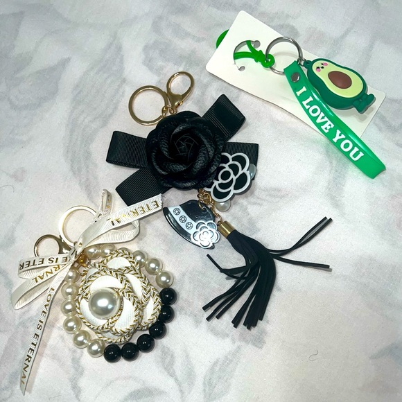 unbranded Accessories - THREE PIECE CHARMS/KEYCHAINS